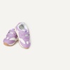 Amazon Essentials Unisex Toddlers’ Hook & Loop Athletic Sneakers(Purple/Ivory)