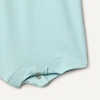 Amazon Essentials x Sofia Grainge Baby Boys’ Short Sleeve Cotton Romper with Snap Closure, Breathable(Navy/Pale Mint Green)
