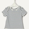 Amazon Essentials x Sofia Grainge Unisex Babies’ Short Sleeve Crewneck Bodysuit(Bunnies/Light Blue/Stripe)