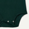 Amazon Essentials x Sofia Grainge Unisex Babies’ Short Sleeve Crewneck Bodysuit(Dark Green/Sheep/Stripe)