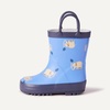 Amazon Essentials x Sofia Grainge Unisex Toddlers’ Waterproof Rubber Rain Boots for Boys and Girls(Blue Elephant Rain)