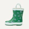 Amazon Essentials x Sofia Grainge Unisex Toddlers’ Waterproof Rubber Rain Boots for Boys and Girls(Green Flowers)