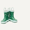 Amazon Essentials x Sofia Grainge Unisex Toddlers’ Waterproof Rubber Rain Boots for Boys and Girls(Green Flowers)