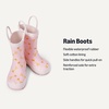 Amazon Essentials x Sofia Grainge Unisex Toddlers’ Waterproof Rubber Rain Boots for Boys and Girls(Light Pink Giraffes)