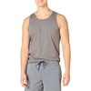 Amazon Essentials Men’s Active Quick Dry Tech Stretch Moisture Wicking Lightweight Gym Tank Top(Gray)