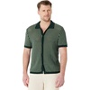 Dark Green Stripe Knit