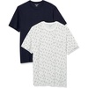 Navy  Boat Print