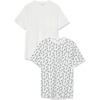 White  Pineapple Print