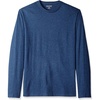 Amazon Essentials Men’s Slim-Fit Long Sleeve T-Shirt(Blue Heather)