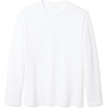 Amazon Essentials Men’s Slim-Fit Long Sleeve T-Shirt(White)