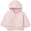 Amazon Essentials Unisex Babies’ Hooded Sherpa Jacket(Pale Pink)