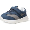 Amazon Essentials Unisex Kids and Toddlers’ Hook and Loop Athletic Sneakers for Boys and Girls(Navy)