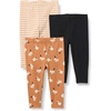 Amazon Essentials Unisex Toddlers and Babies’ Leggings(Black/Stripe/Lion and Pony)