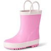 Amazon Essentials x Sofia Grainge Unisex Toddlers’ Waterproof Rubber Rain Boots for Boys and Girls(Rose)