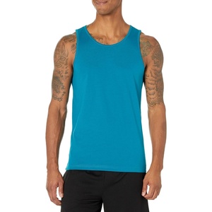 Amazon Essentials Men’s Active Quick Dry Tech Stretch Moisture Wicking Lightweight Gym Tank Top(Teal)