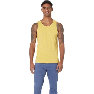 Amazon Essentials Men’s Active Quick Dry Tech Stretch Moisture Wicking Lightweight Gym Tank Top(Yellow)