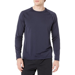 Amazon Essentials Men’s Long-Sleeve Quick-Dry UPF 50 Swim Tee(Dark Navy)