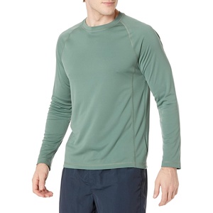 Amazon Essentials Men’s Long-Sleeve Quick-Dry UPF 50 Swim Tee(Green)
