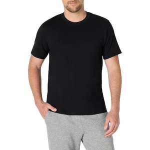 Amazon Essentials Men’s Relaxed Fit Cotton Jersey T-Shirt, Soft Fabric(Black)