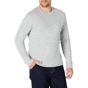 Amazon Essentials Men’s Relaxed Fit Long Sleeve T-Shirt(Medium Grey Heather)