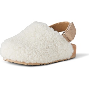 Amazon Essentials Unisex Kids’ Comfort Clogs(Natural Sherpa)