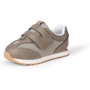 Amazon Essentials Unisex Toddlers’ Hook & Loop Athletic Sneakers(Dark Grey/Light Grey)