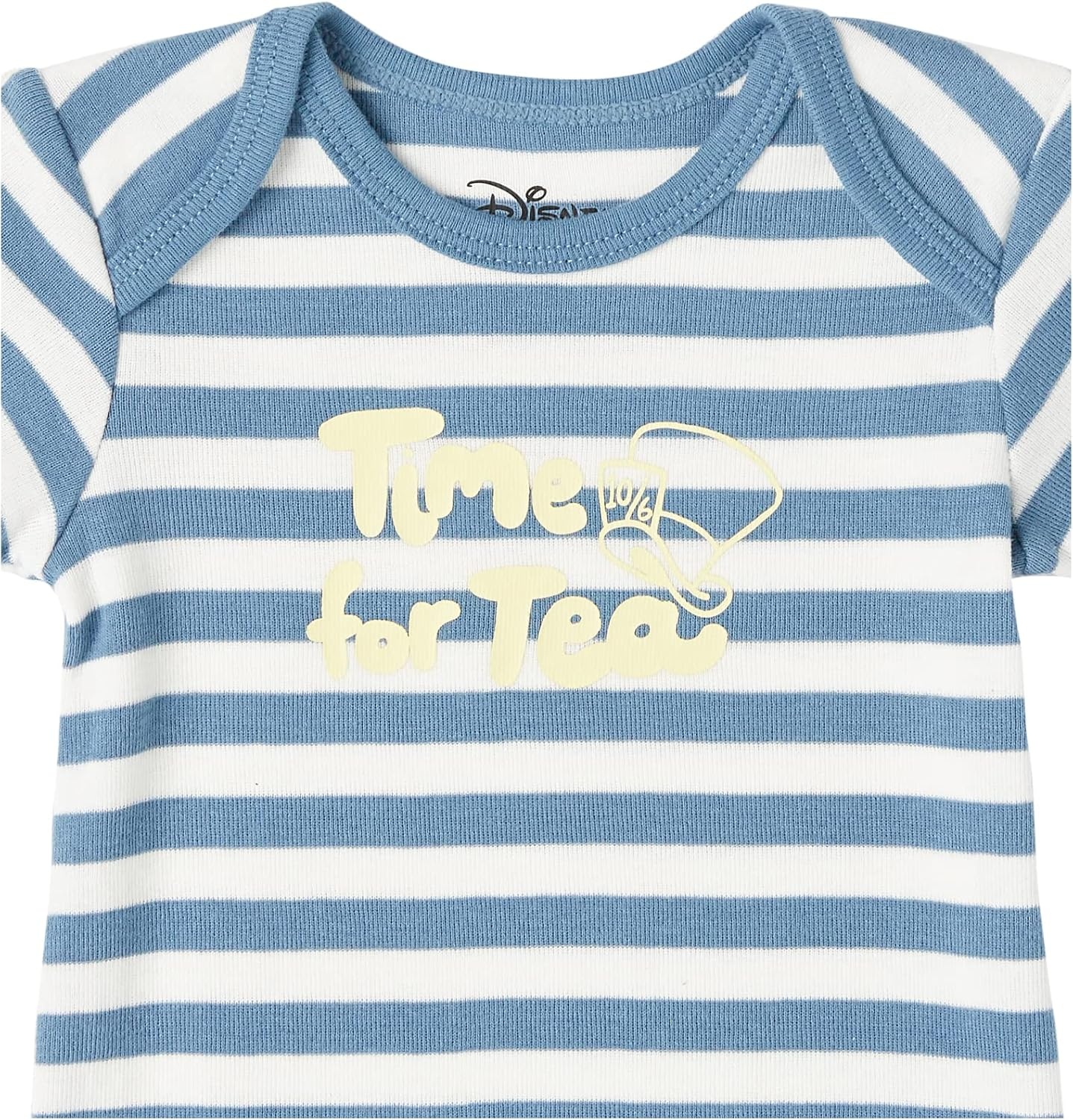 image:imageAmazon Essentials Disney Marvel Star Wars Princess Baby Girls Cotton Knit ShortSleeve Bodysuits Pack of 66pack Alice Tea Party