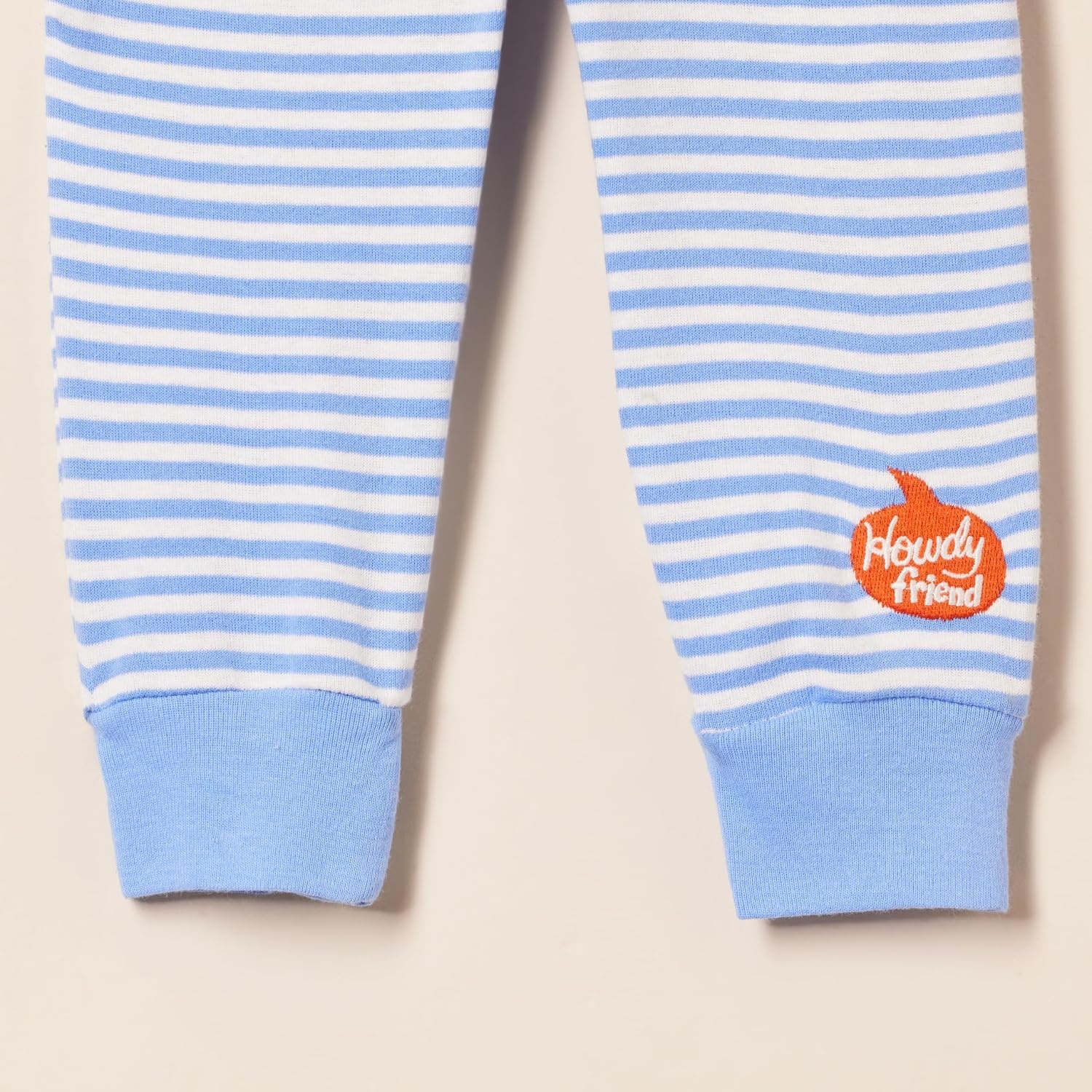 image:imageAmazon Essentials Disney Marvel Star Wars Toddler and Baby Boys Cotton Knit Jogger Pants MultipacksBlue StripeGreyOrangeWhite Toy Story Friends
