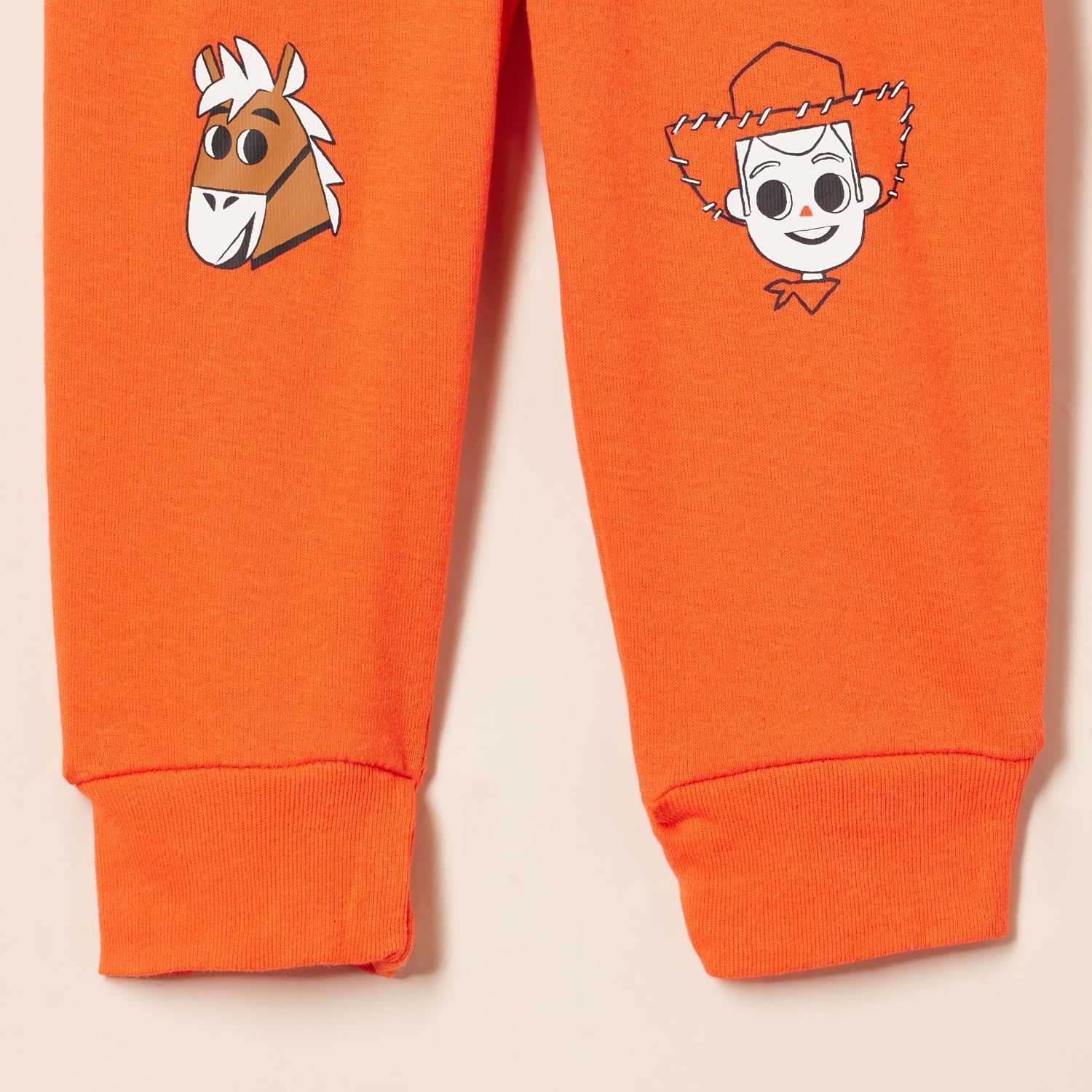 image:imageAmazon Essentials Disney Marvel Star Wars Toddler and Baby Boys Cotton Knit Jogger Pants MultipacksBlue StripeGreyOrangeWhite Toy Story Friends