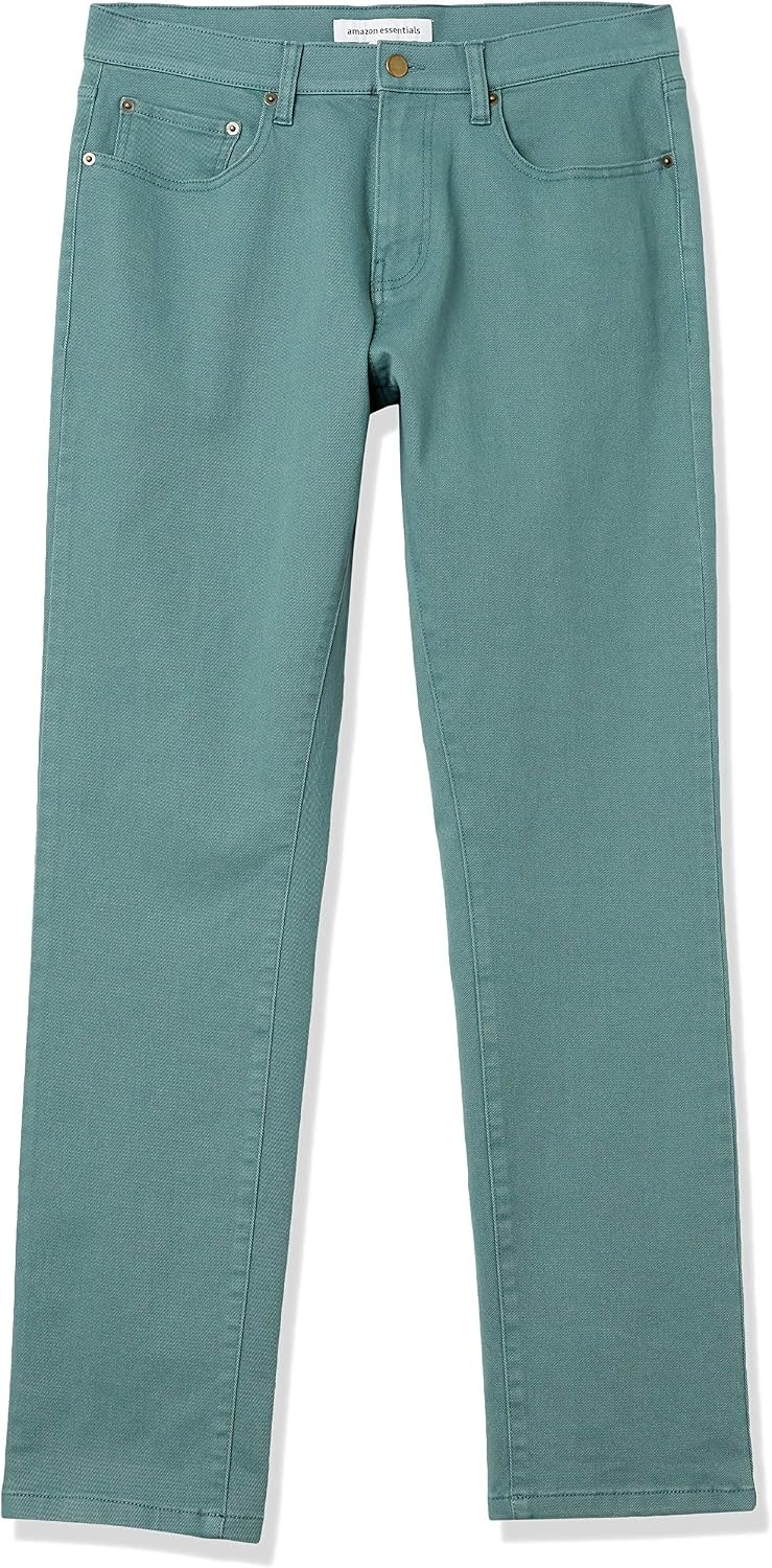 image:imageAmazon Essentials Mens AthleticFit Stretch Jeans Discontinued ColorsSage Green