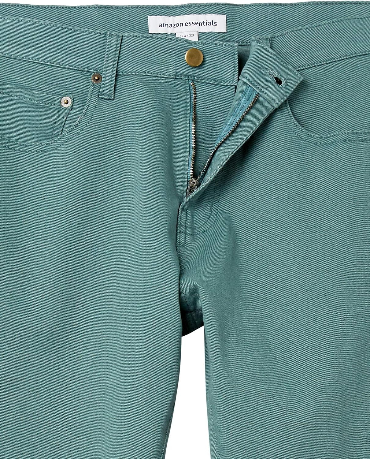 image:imageAmazon Essentials Mens AthleticFit Stretch Jeans Discontinued ColorsSage Green