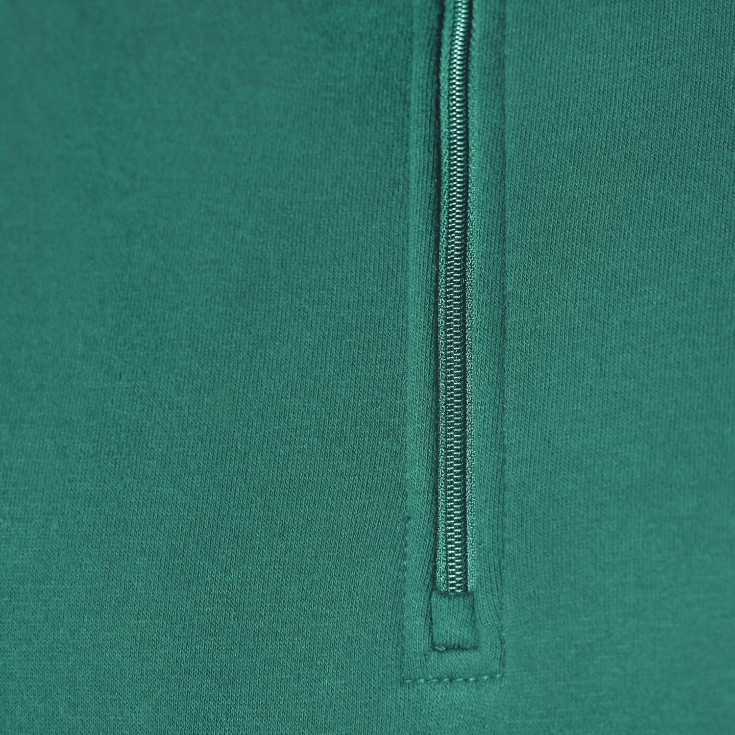 image:imageAmazon Essentials Mens Regular Fit LongSleeve QuarterZip Pullover Fleece Sweatshirt with Mock Neck MidweightGreen