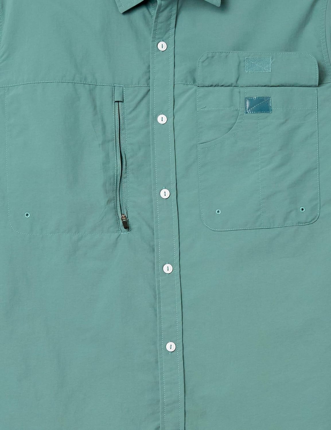 image:imageAmazon Essentials Mens Regularfit ShortSleeve Moisture Wicking Hiking ShirtSage Green