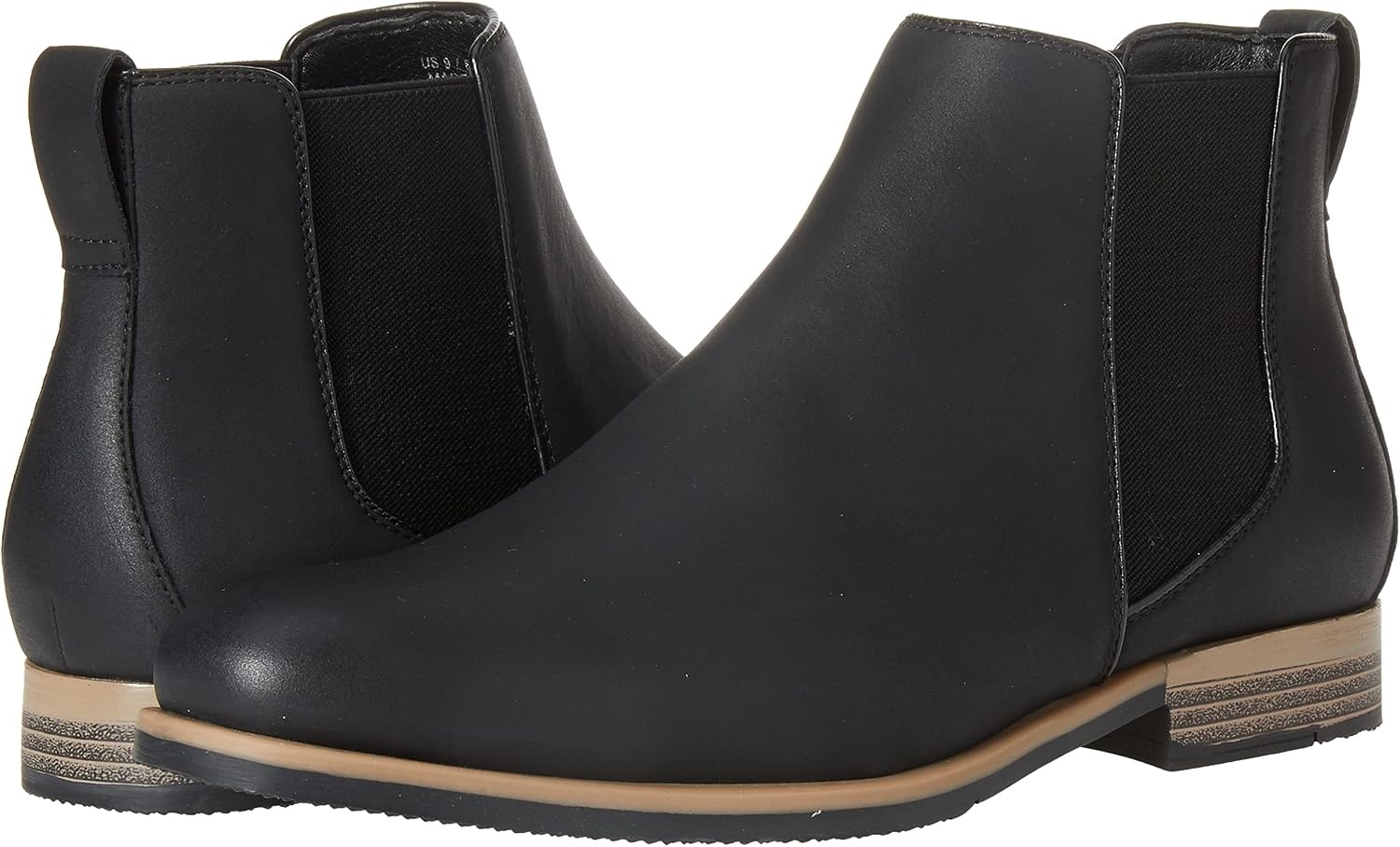 image:imageAmazon Essentials Mens Slip On Chelsea Ankle BootBlack Faux Leather