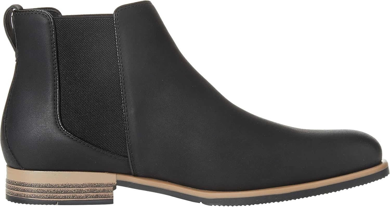 image:imageAmazon Essentials Mens Slip On Chelsea Ankle BootBlack Suede