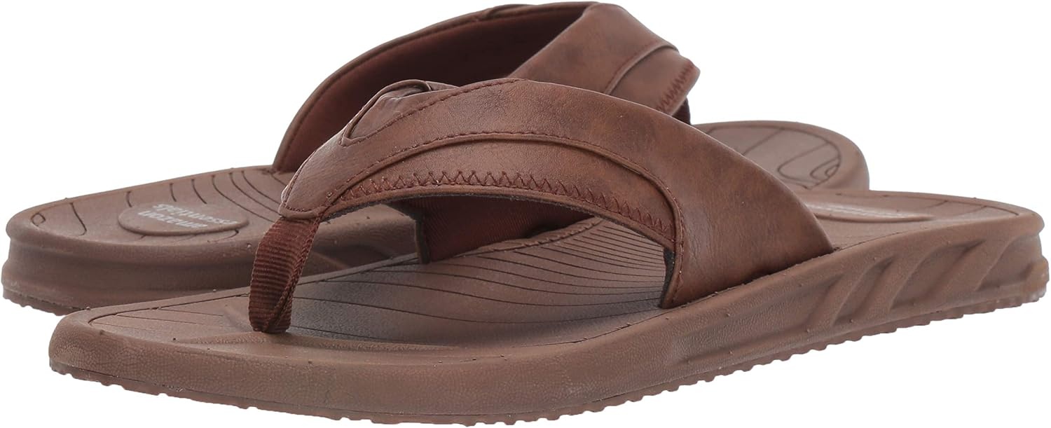 image:imageAmazon Essentials Mens Slipon Comfort SandalsBrown