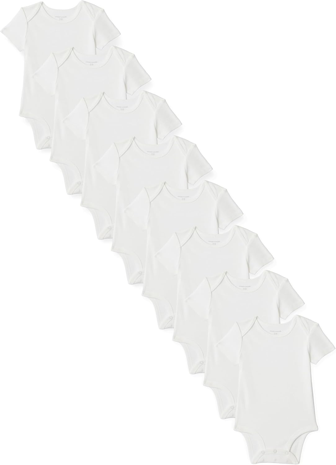image:imageAmazon Essentials Unisex Babies ShortSleeve BodysuitsWhite