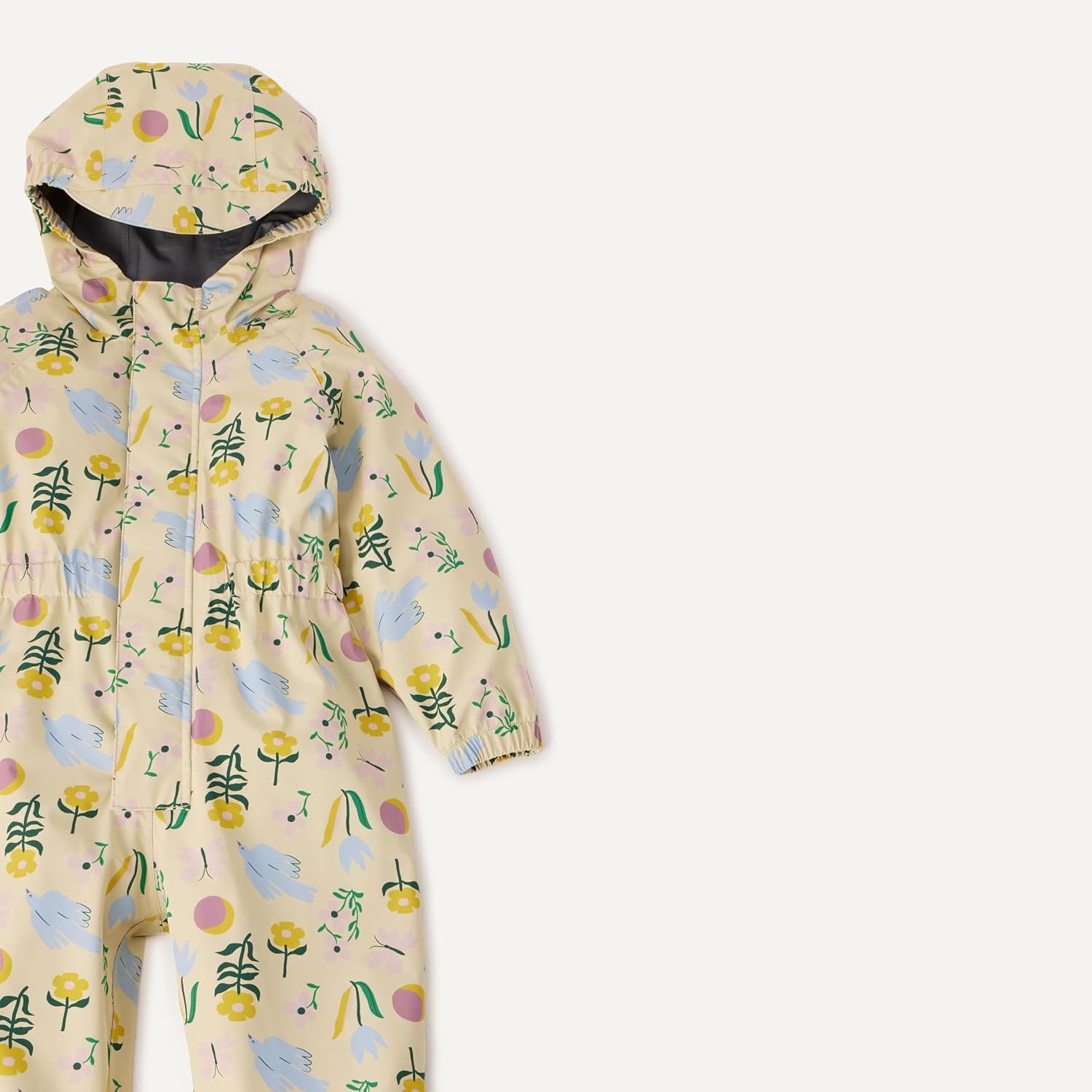 image:imageAmazon Essentials Unisex Kids and Toddlers Waterproof Rain SuitPastel Yellow Nature
