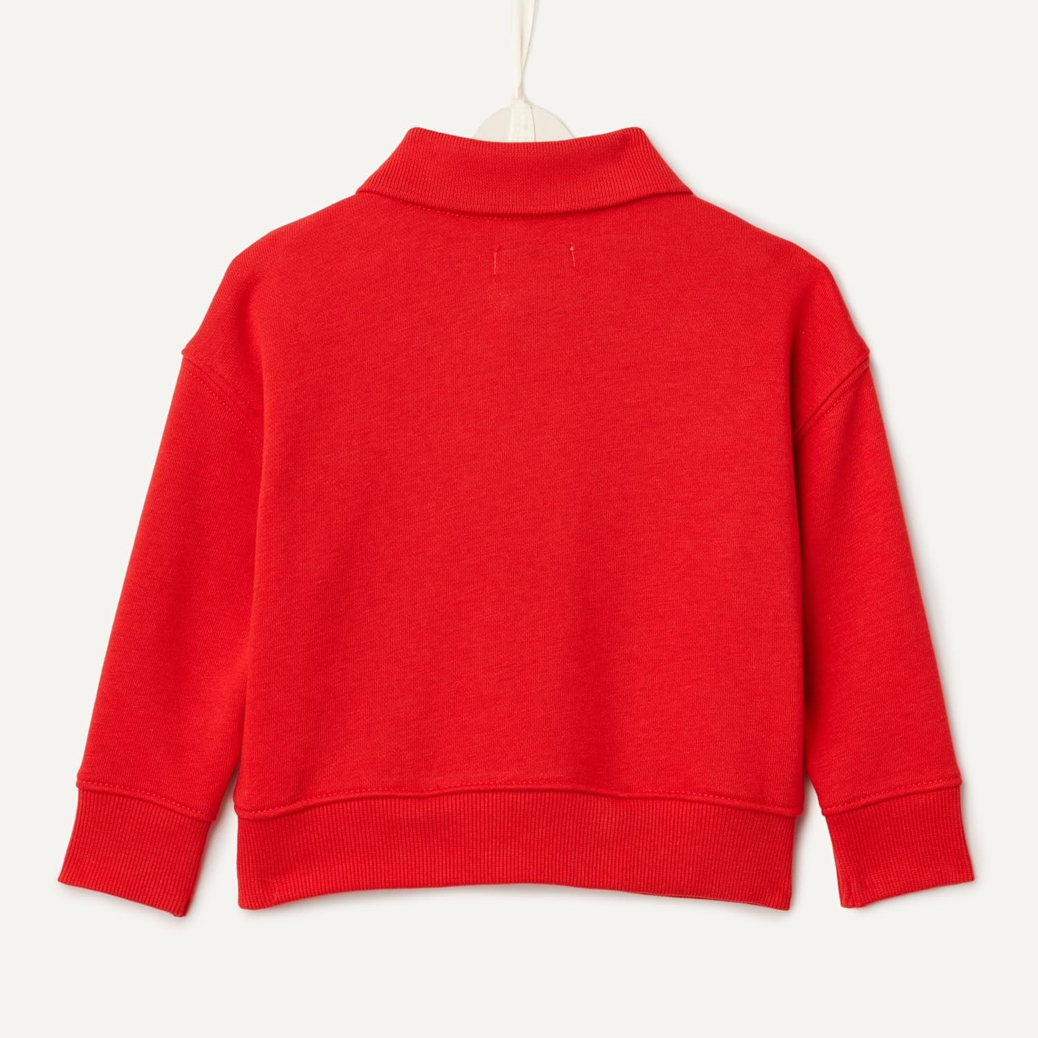 image:imageAmazon Essentials x Sofia Grainge Babies Toddlers and Boys French Terry Polo Sweatshirt Relaxed FitRed
