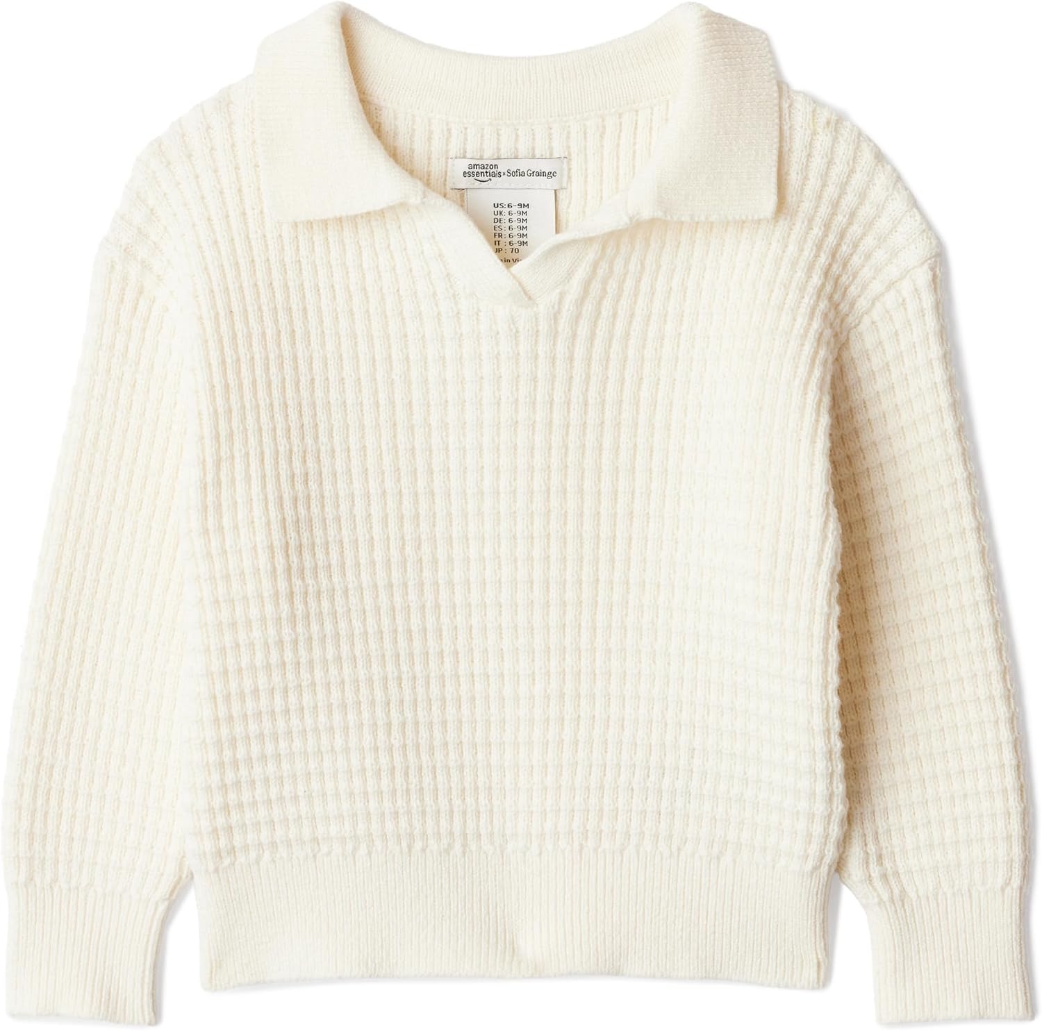 image:imageAmazon Essentials x Sofia Grainge Mommy amp Me Cotton Crochet Sweaters amp Tank SetsIvory