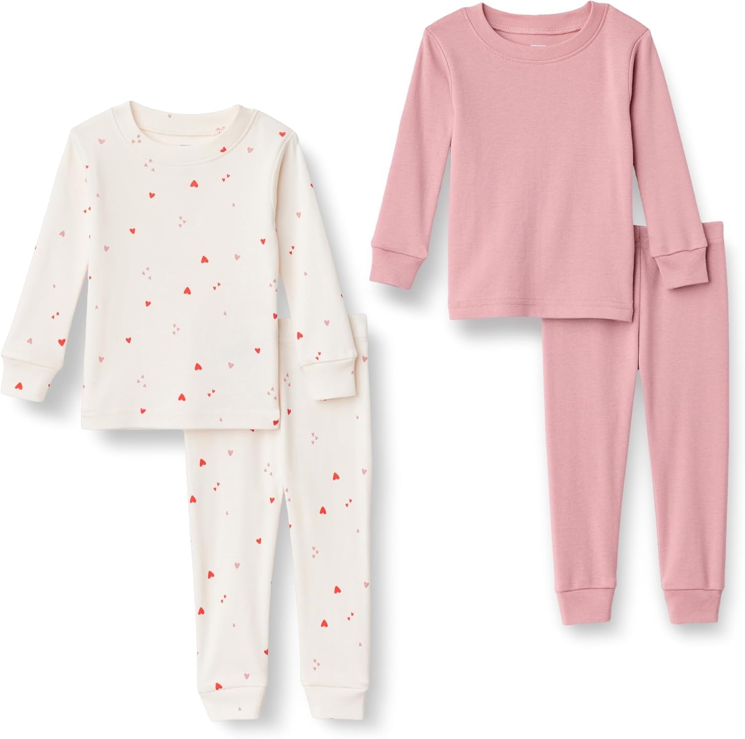 image:imageAmazon Essentials x Sofia Grainge Mommy and Me Long Sleeve Pajama SetIvory Multi Hearts