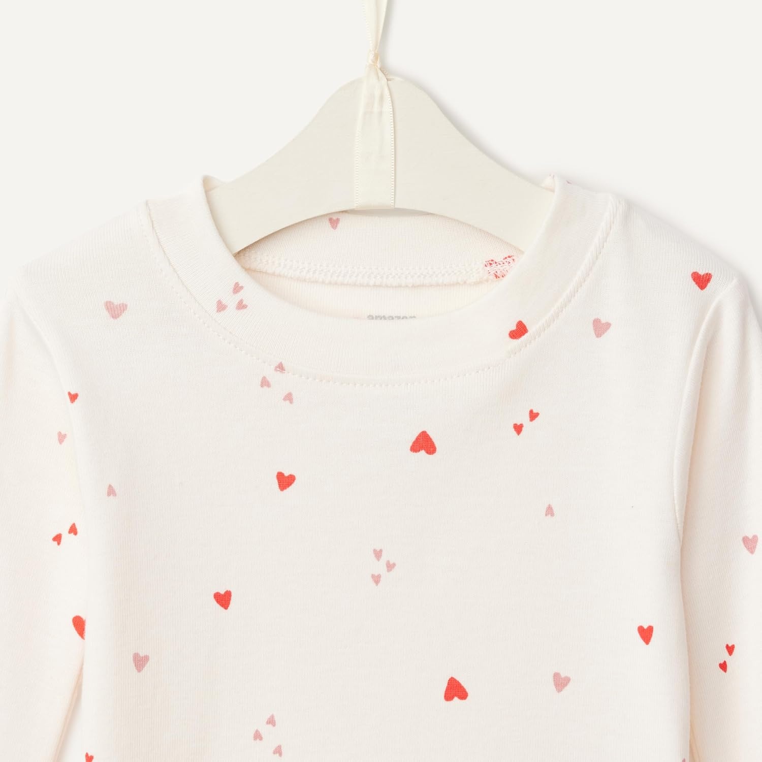 image:imageAmazon Essentials x Sofia Grainge Mommy and Me Long Sleeve Pajama SetIvory Multi Hearts