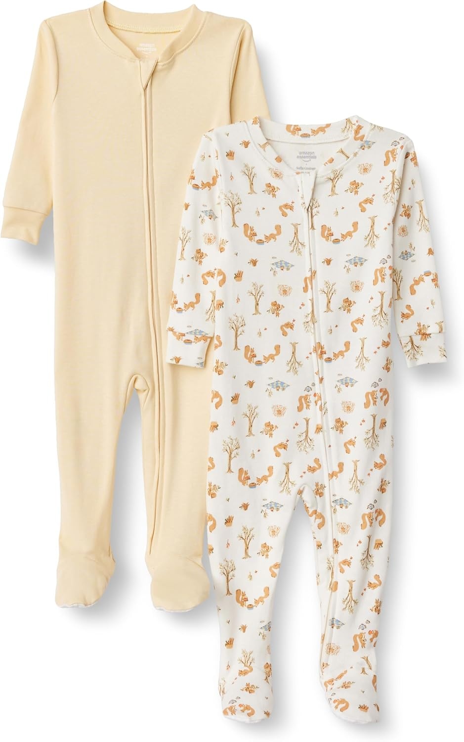 image:imageAmazon Essentials x Sofia Grainge Mommy and Me Long Sleeve Pajama SetIvory Squirrel Picnic