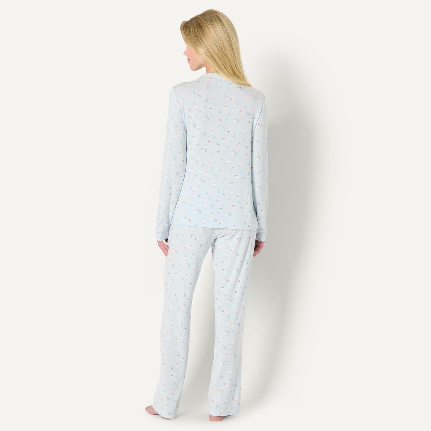 image:imageAmazon Essentials x Sofia Grainge Mommy and Me Long Sleeve Pajama SetLight Blue Geese