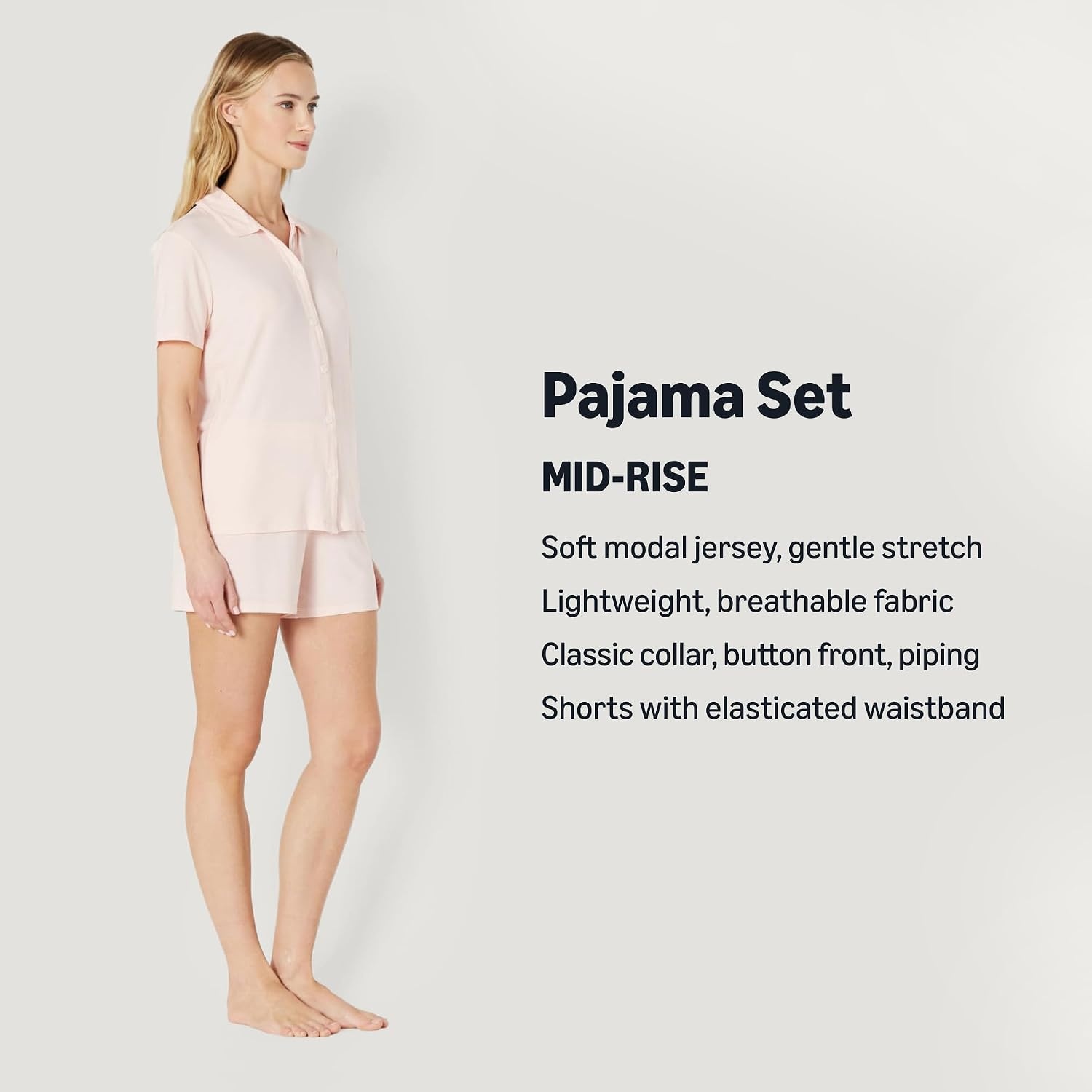 image:imageAmazon Essentials x Sofia Grainge Mommy and Me Short Sleeve Pajama SetLight Pink