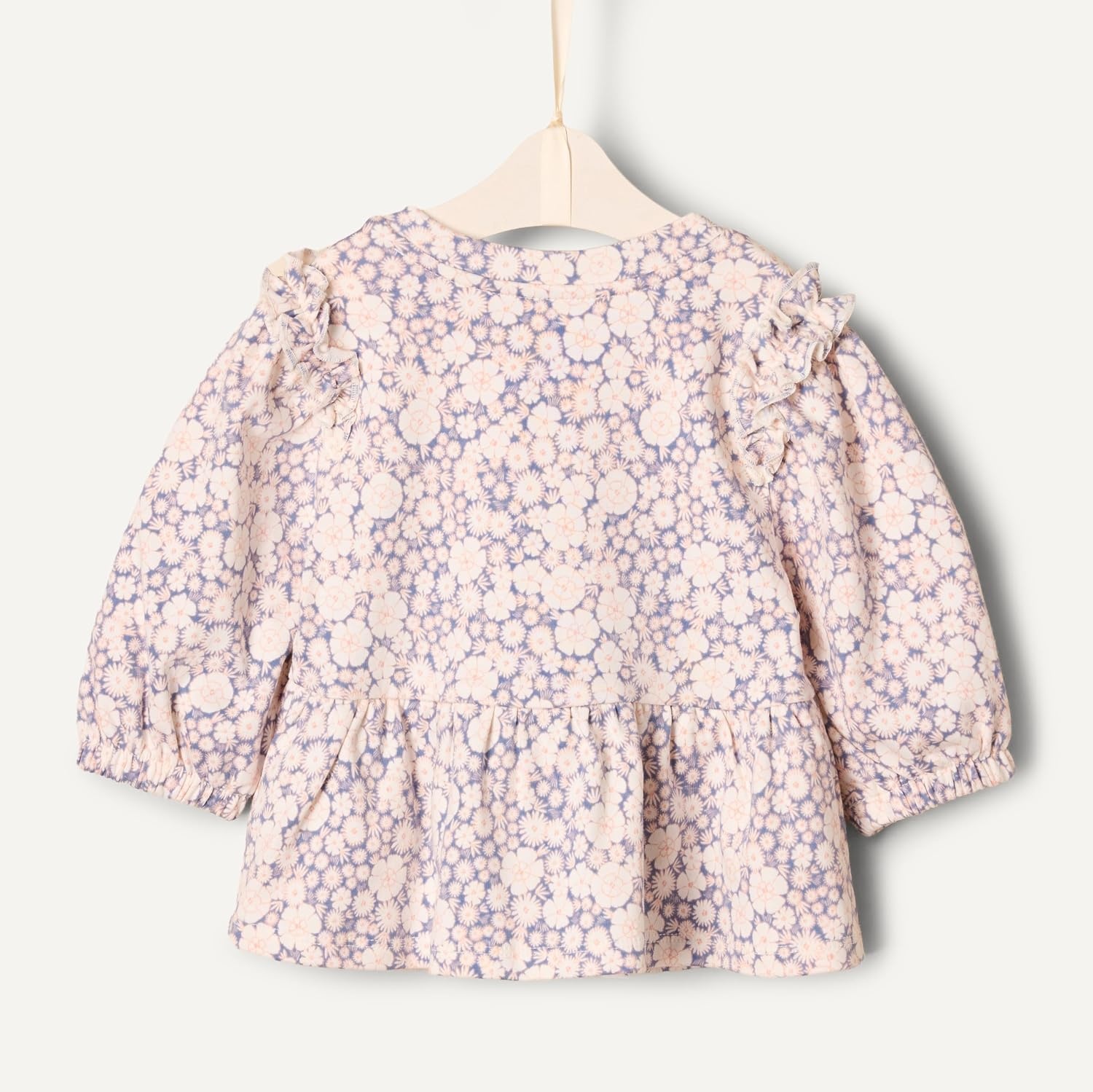 image:imageAmazon Essentials x Sofia Grainge Toddler and Baby Girls 34 Sleeve Knit TopDelicate FloralPink