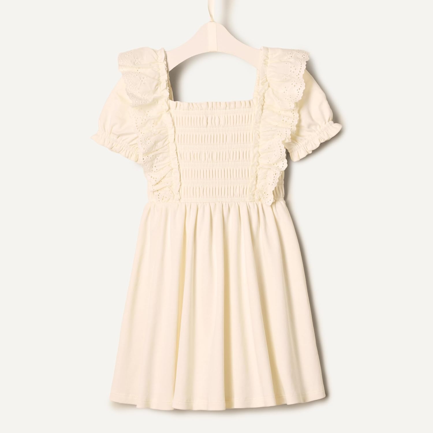 image:imageAmazon Essentials x Sofia Grainge Toddler and Baby Girls Embroidered Knit DressIvory