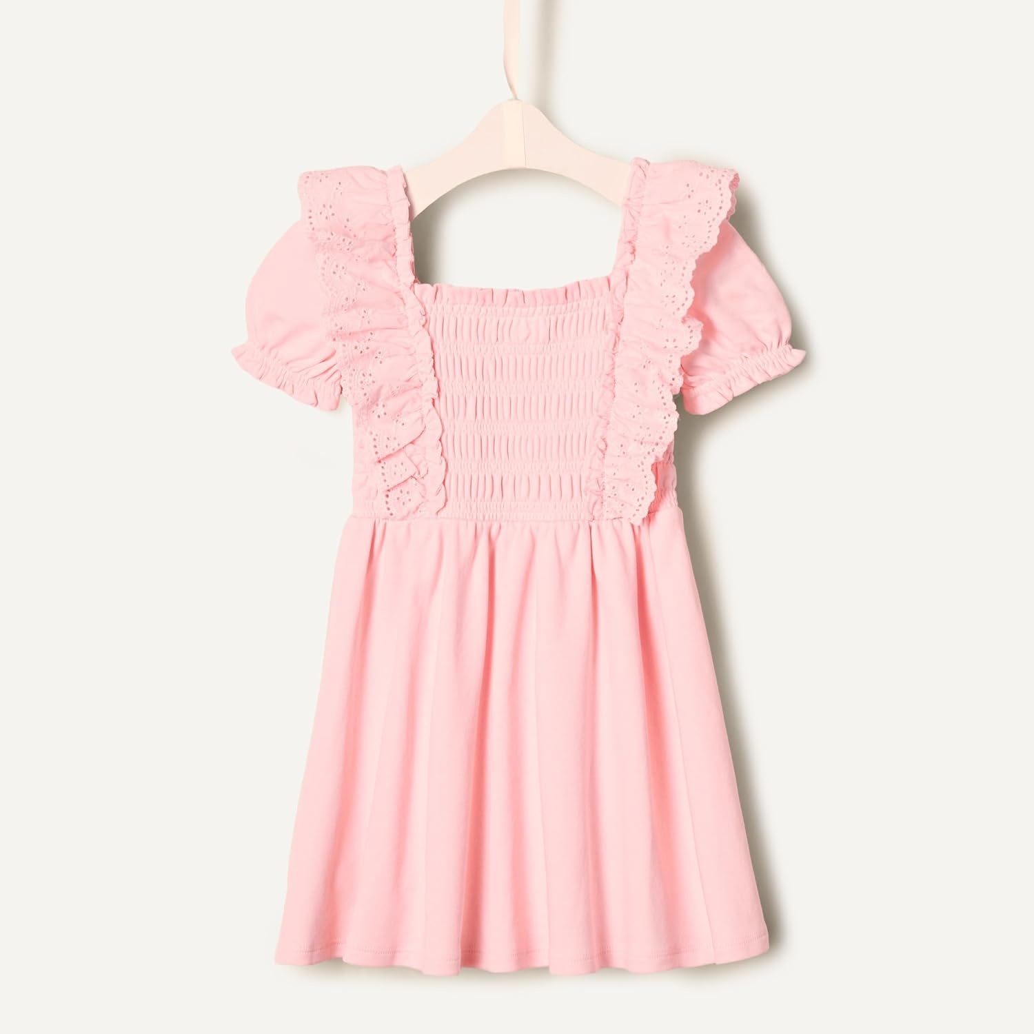 image:imageAmazon Essentials x Sofia Grainge Toddler and Baby Girls Embroidered Knit DressPink