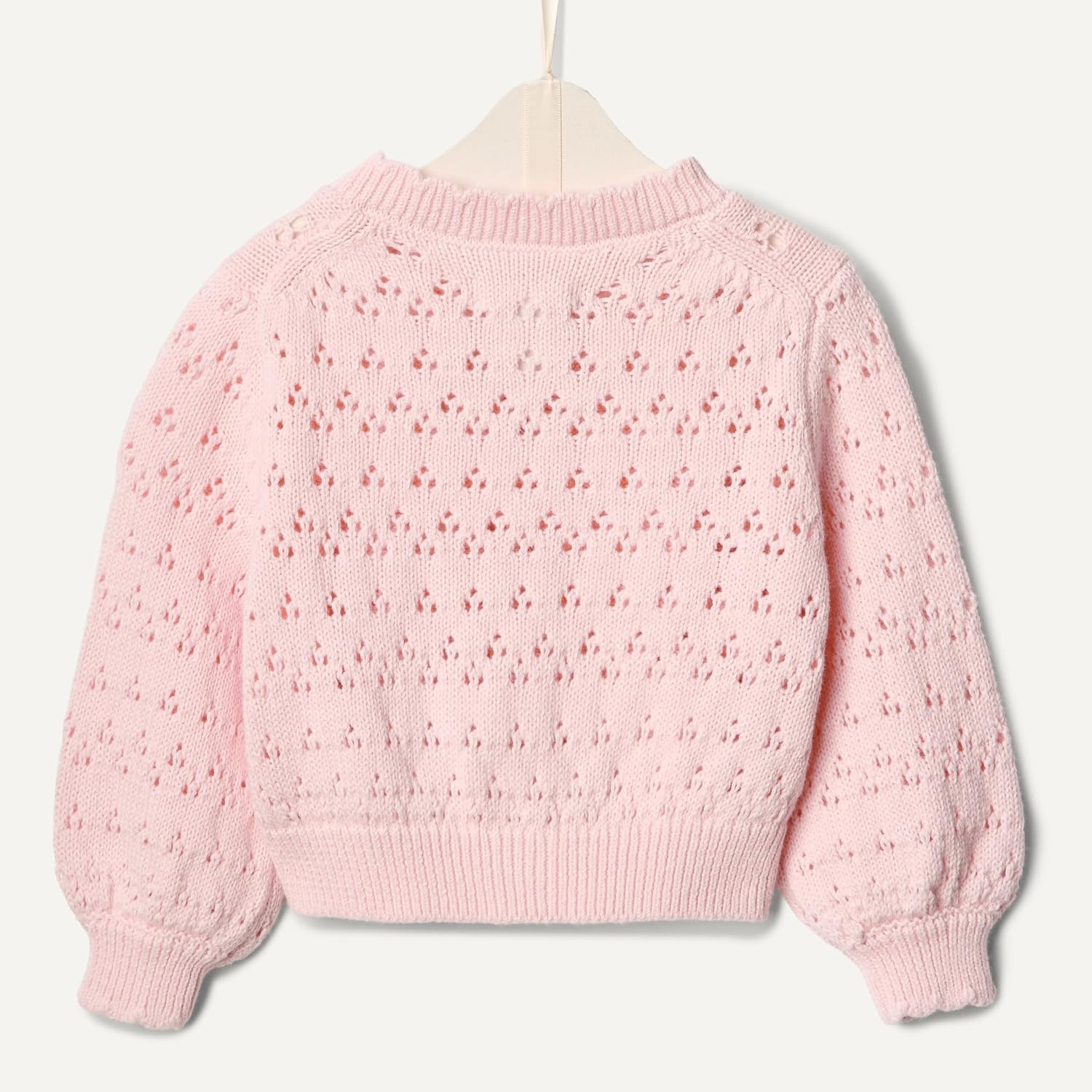 image:imageAmazon Essentials x Sofia Grainge Toddler and Baby Girls Lightweight Cotton Cardigan SweaterLight Pink