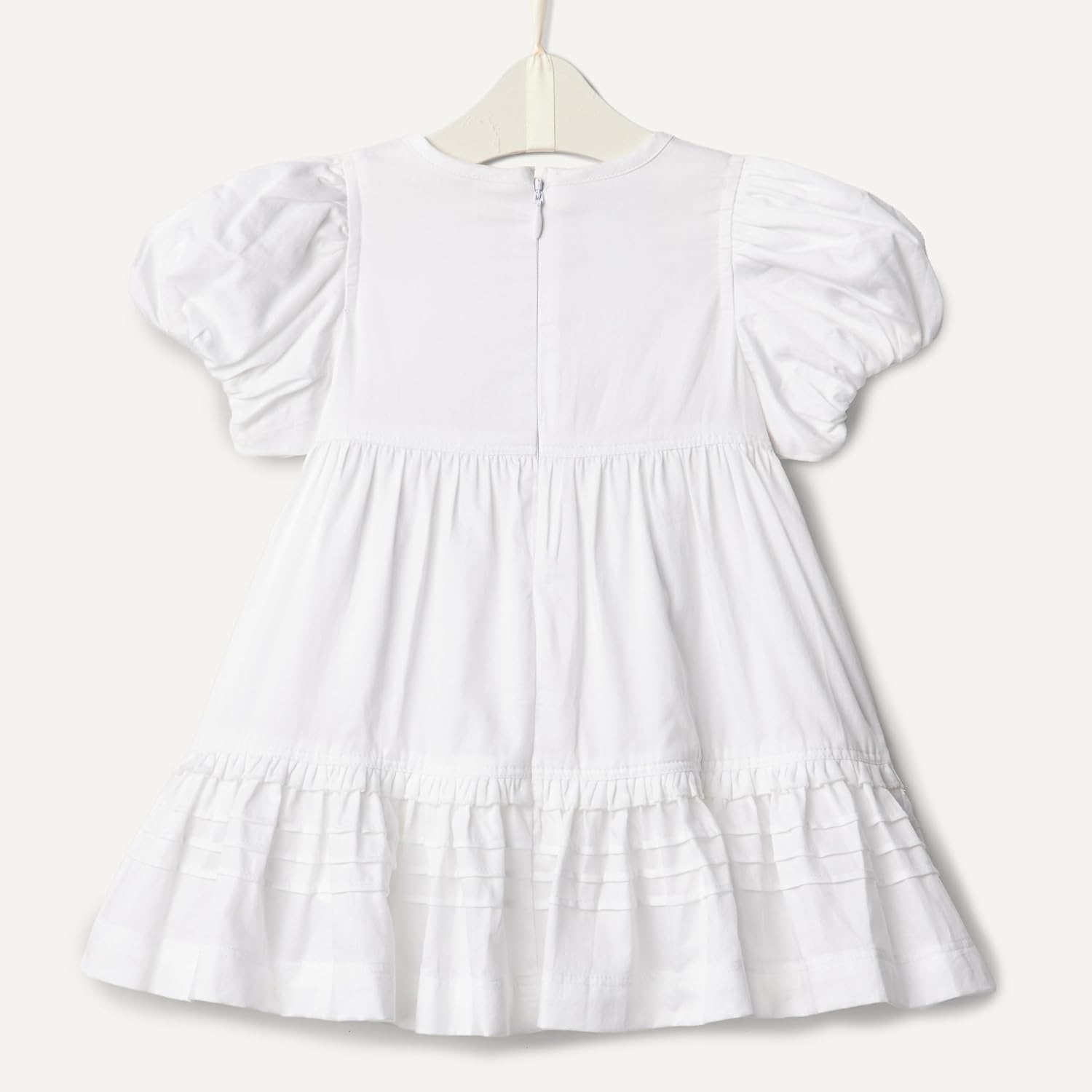 image:imageAmazon Essentials x Sofia Grainge Toddler and Baby Girls Puff Sleeve DressWhite